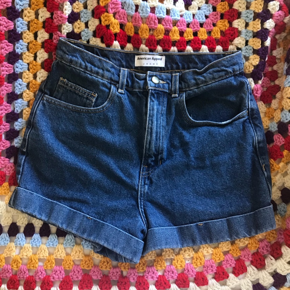 American Apparel High Waisted Shorts